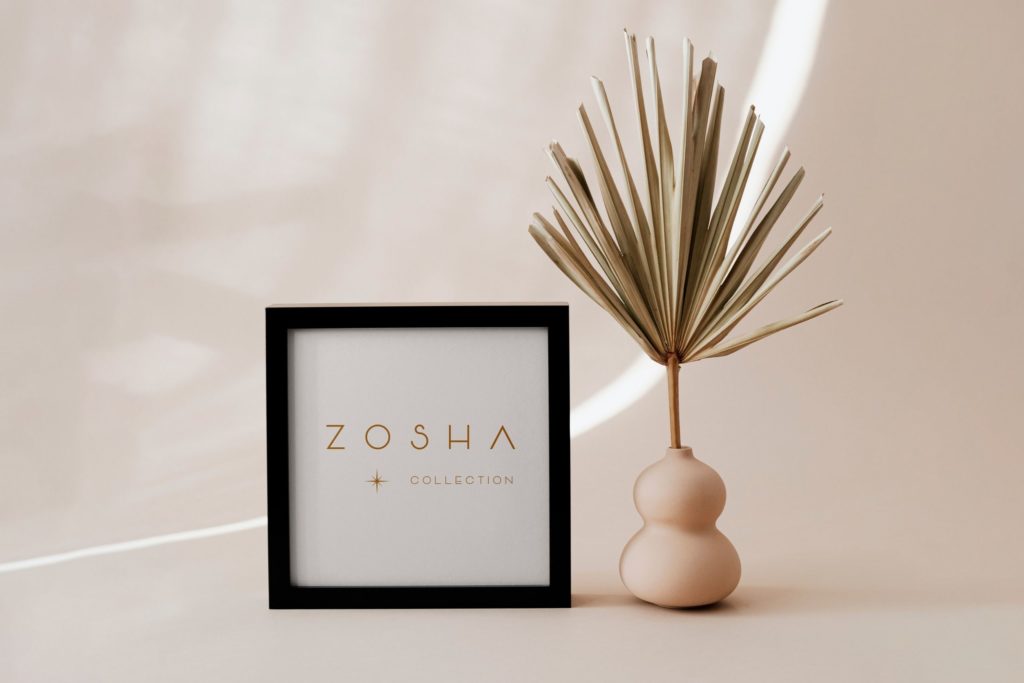 creation logo boutique zosha collection salty view graphiste landes