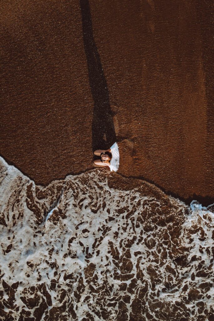 Salty View Photographe drone Grossesse Couple Landes Hossegor Capbreton Pays Basque Biarritz ocean plage